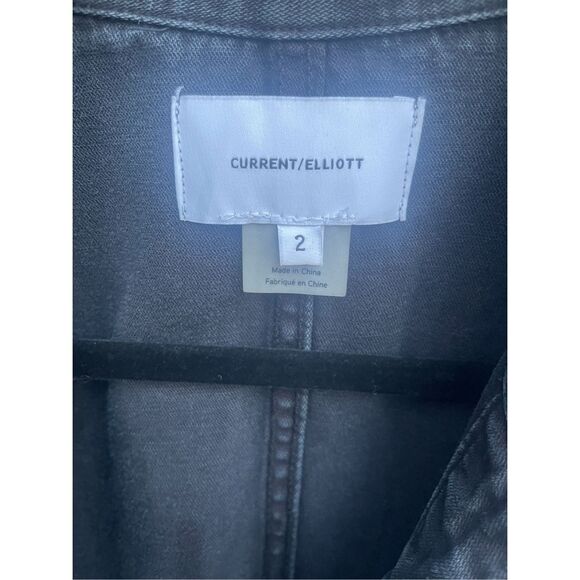 Current Elliott Debbie Dress Black Denim Dress Size 2 - Picture 5 of 5